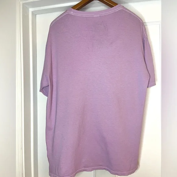 Aretha Franklin Graphic Tee Queen of Soul 100% Cotton Shirt Pink Size Large - Picture 3 of 3